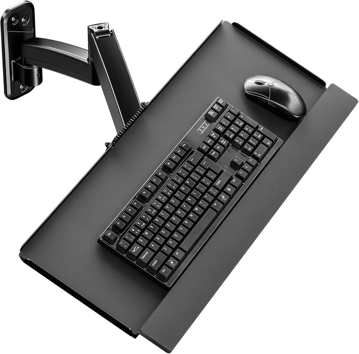 BFKK BFKK 26 Inch Wall Mount Keyboard Tray 360 Rotation 19.8 lbs Black — product photo