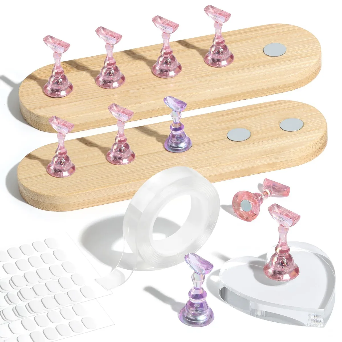  Avery modelones Magnetic Nail Stand Set 10 Holders 100 Adhesive Tabs — product photo