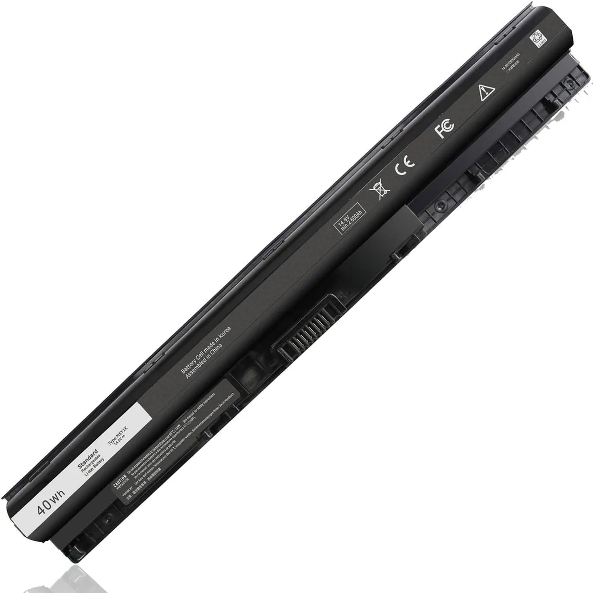  Dell WDXOR 40Wh 14.8V 4-cell lithium-ion laptop battery — product photo