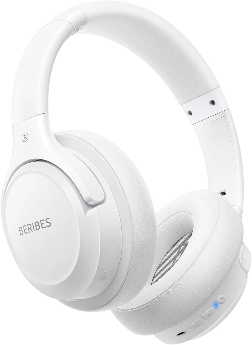 BFKK BFKK Bluetooth 5.3 Headphone White 65H 6 EQ 40mm 500mAh — product photo