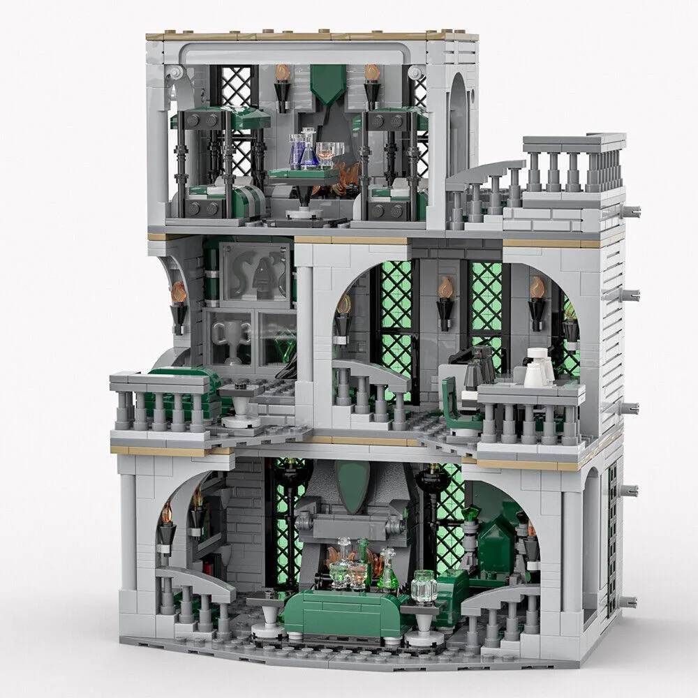 ZITIANYOUBUILD ZITIANYOUBUILD MOC-154155 Common Room and Dorm Building Set 1385 Parts — product photo