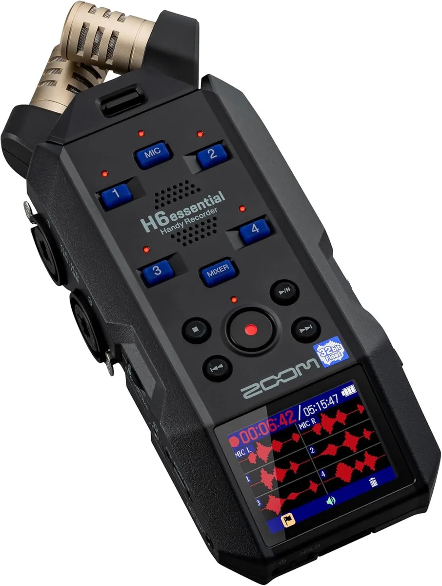 Zoom Zoom H6essential 2024 voice recorder — product photo