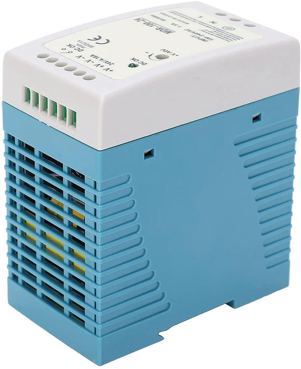 myVolts myVolts MDR-100-24 24V 4.16A DIN rail power supply — product photo