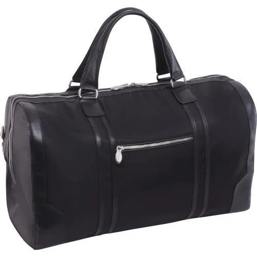 McKlein USA McKlein USA 18195 20 in. Pasadena Nylon Duffel, Black — product photo