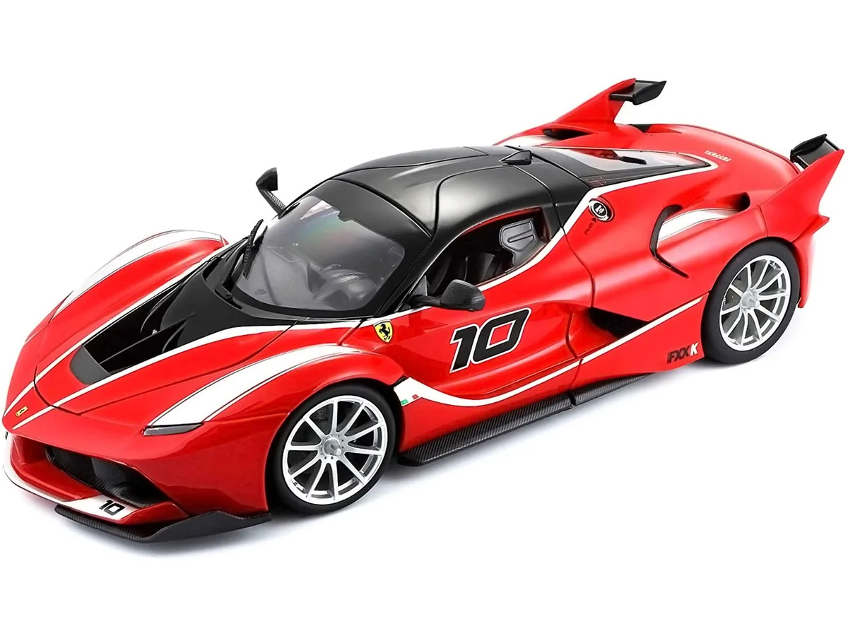 BBURAGO BBURAGO Ferrari FXX-K #10 Red 1/18 Diecast Vehicle — product photo