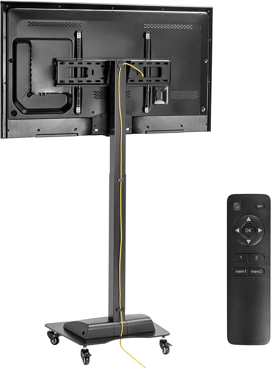 BFKK BFKK Motorized Mobile TV Lift Cart 37-75 inch 110 lb 33.5-57.1 in office furniture — product photo