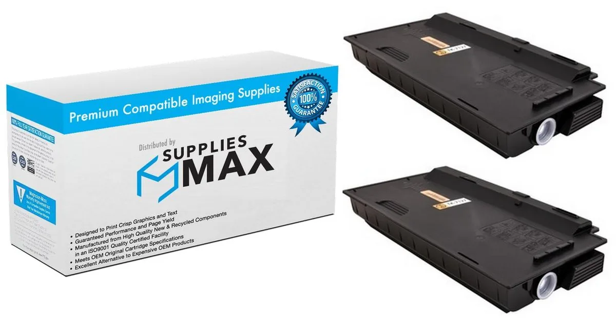 SuppliesMax SuppliesMax KYO1T02V70US0_2PK Black Toner Cartridge 2 Pack 20000 Pages — product photo