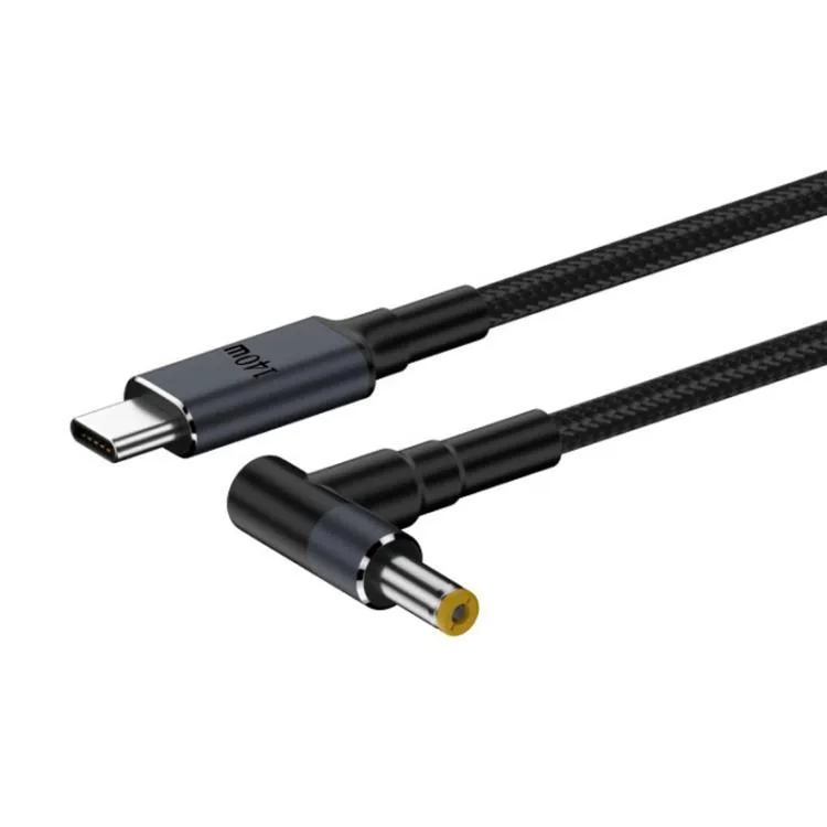 eForChina eForChina DC5.5x2.5mm Type-C 140W PD to DC Gender Changer 1.8m — product photo
