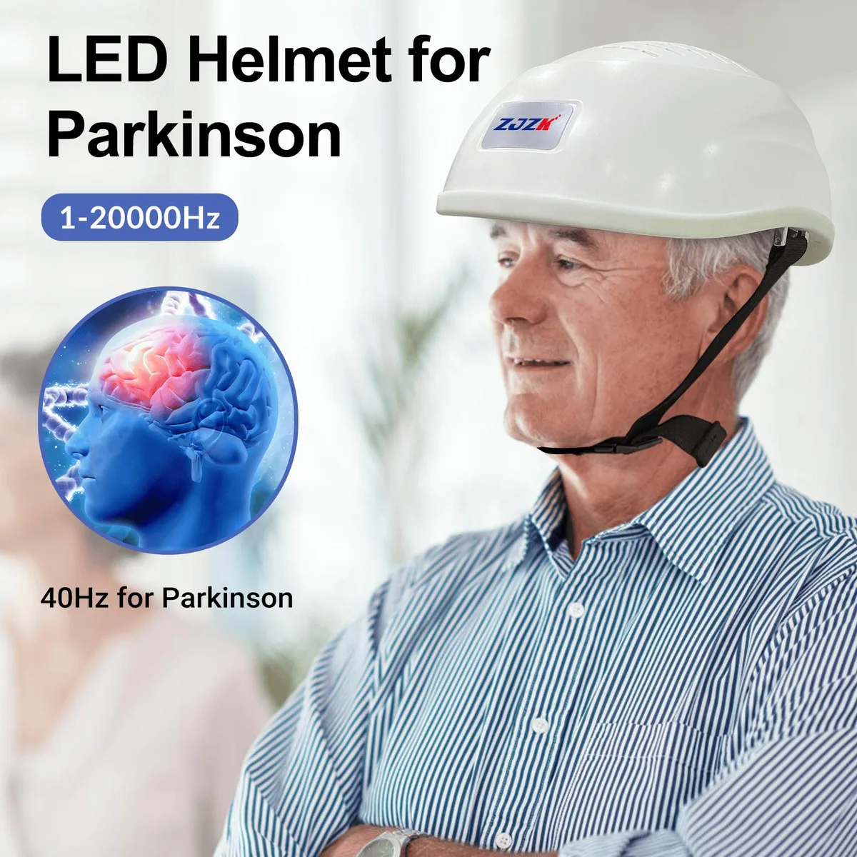 ZJZK ZJZK 1070 nm Infrared Light Helmet 280 LED Standard — product photo