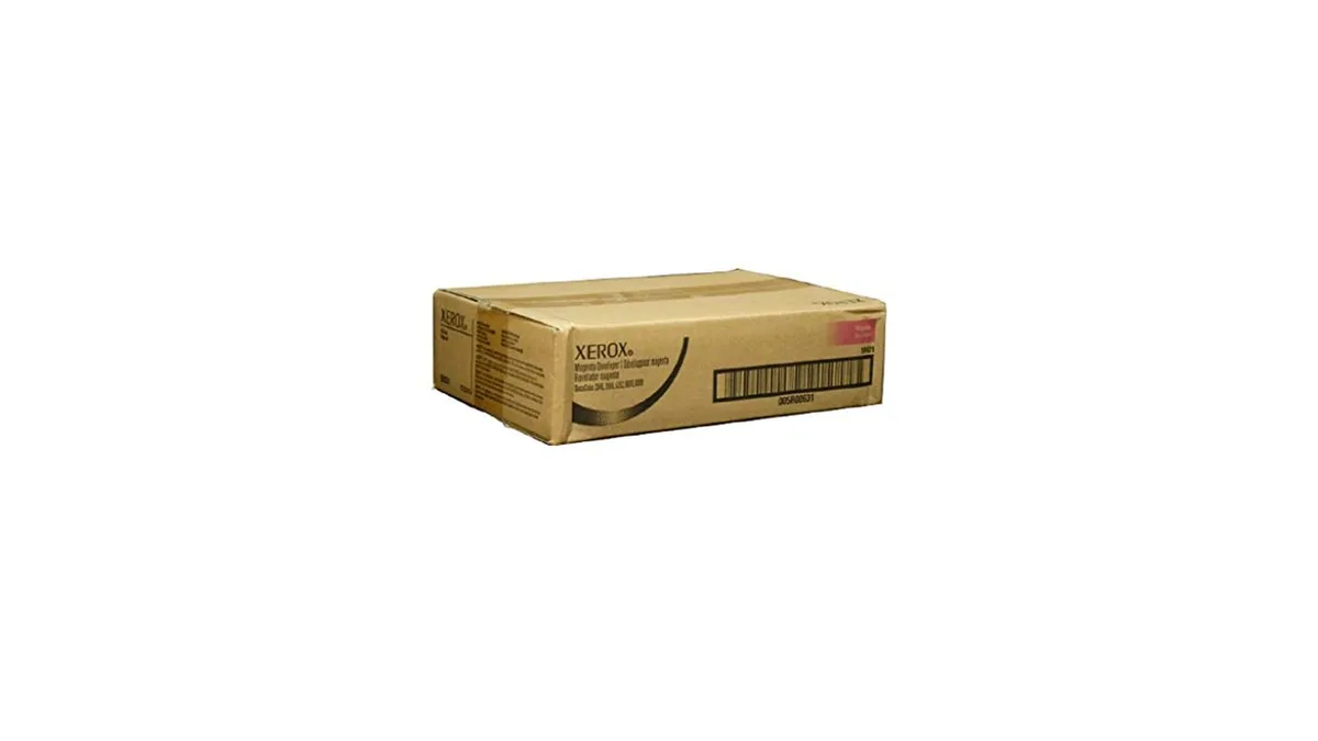 Sealed Xerox magenta developer cartridge for compatible copiers