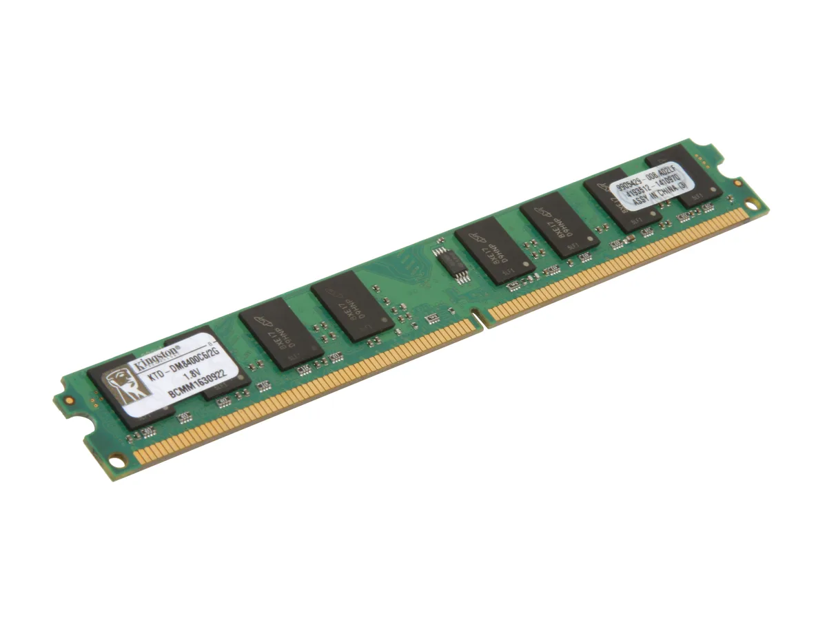 Kingston Technology Corp. Kingston Technology Corp. KTD-DM8400C6/2G 2GB DDR2 800 memory upgrade — product photo