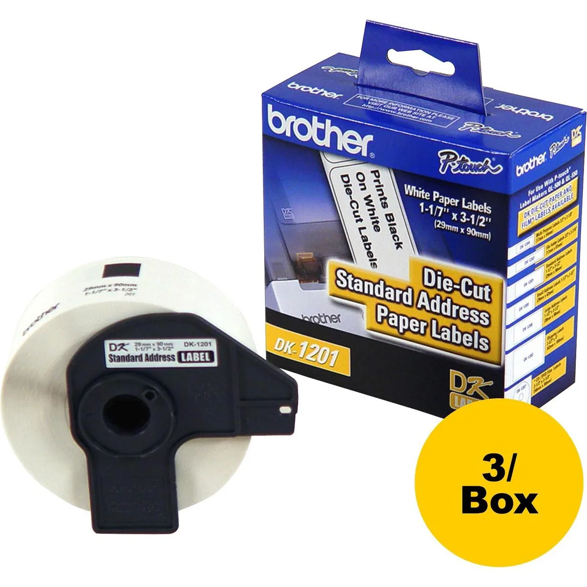 Brother Brother DK1201BX address labels 1200 box pos accessory — product photo