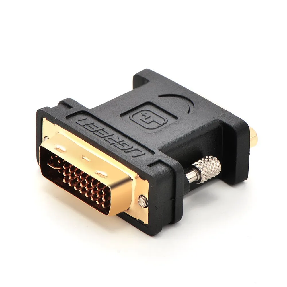 TeKit TeKit 20122 DVI-I 24+5 Male to VGA HD15 Female Adapter (Black) — product photo
