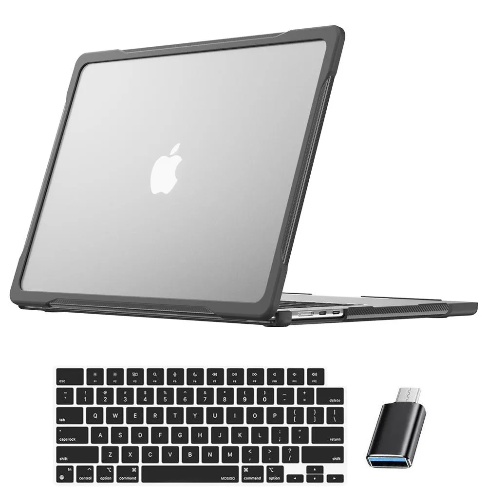 Werleo Werleo 15 inch MacBook Air M2 2023 A2941 Hard Case Transparent with USB 3.0 Adapter — product photo