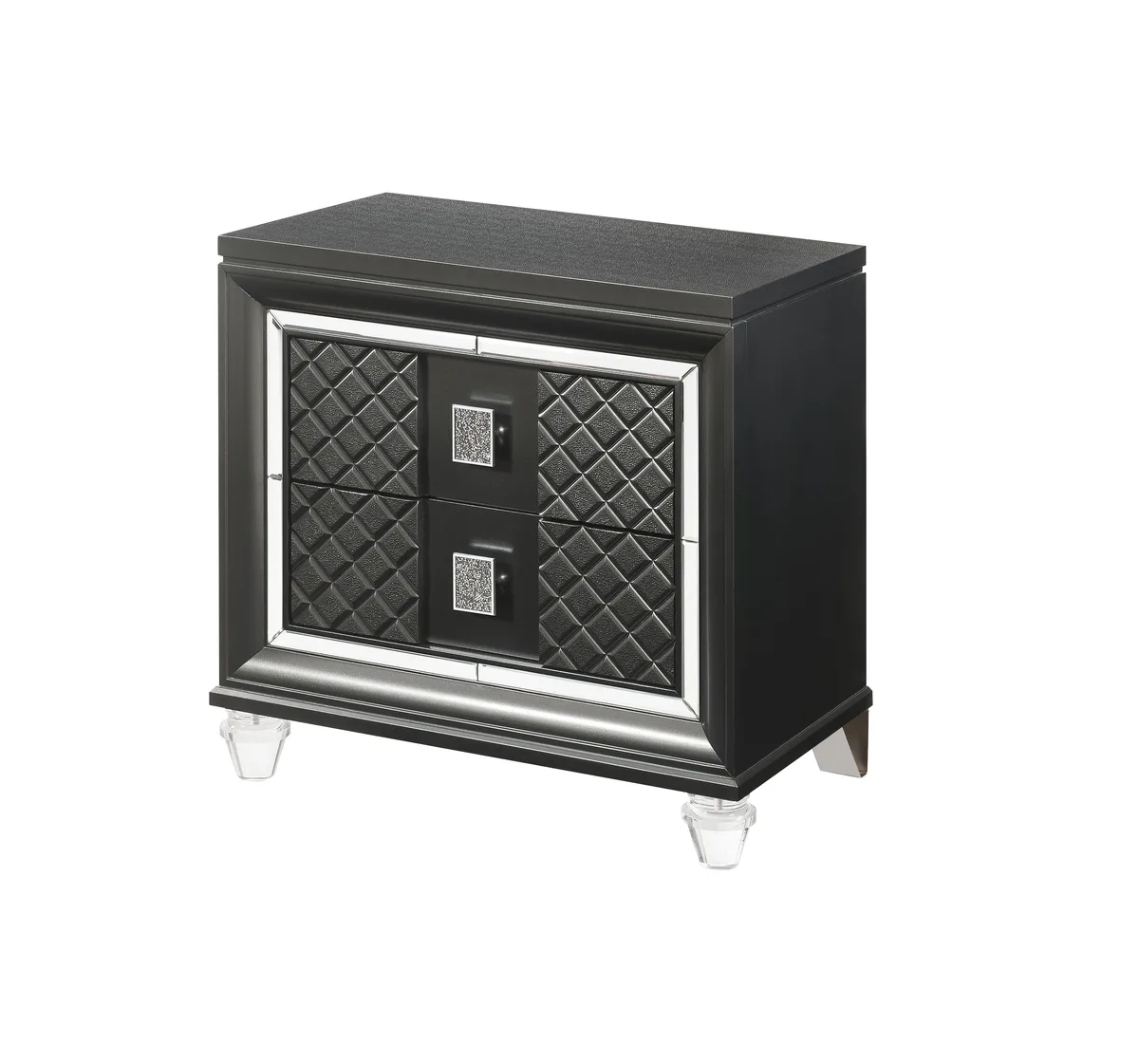 tuphen tuphen Sawyer Metallic Gray Nightstand — product photo