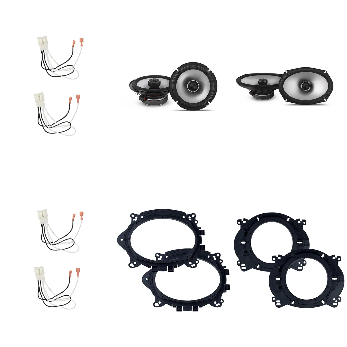 Alpine Alpine S2-S65 &amp; S2-S69 6.5 &amp; 6x9 Ford F-150 2015-2024 Upgrade Kit car subwoofer — product photo
