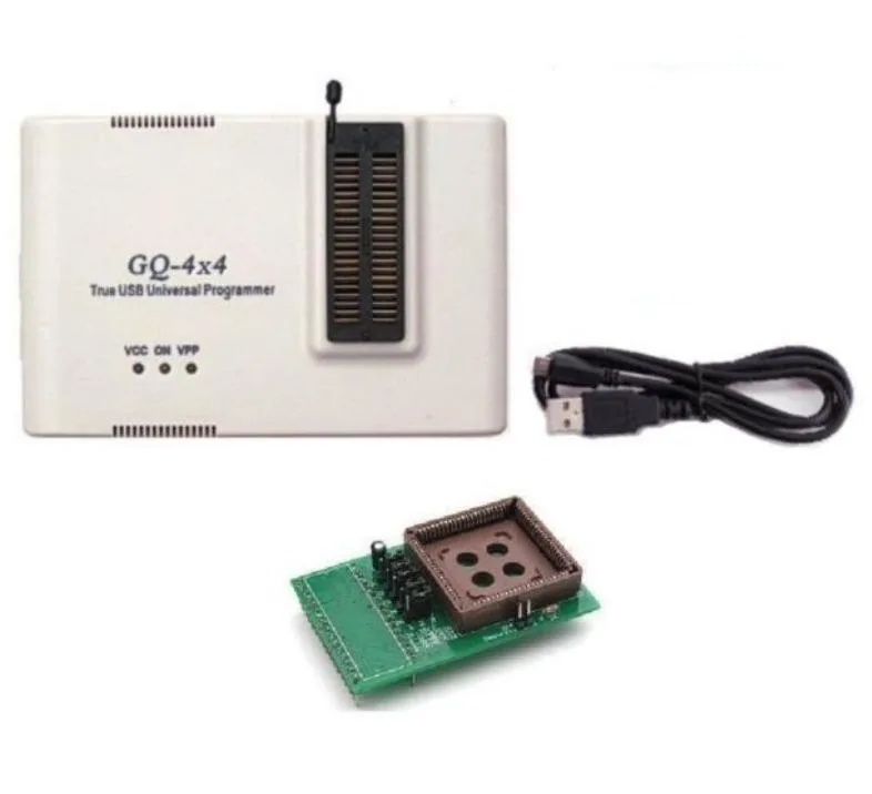 GQ GQ PRG-1112 4X4 Programmer with ADP-064 for Hitachi H8 HD647532 W25Q256 — product photo