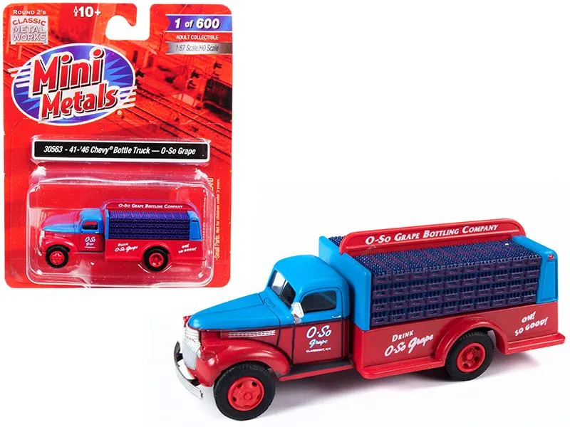 Classic Metal Works Classic Metal Works 1941-1946 Chevrolet Delivery Bottle Truck "O-So Grape" 1/87 HO Limited Edition 600 Pieces — product photo