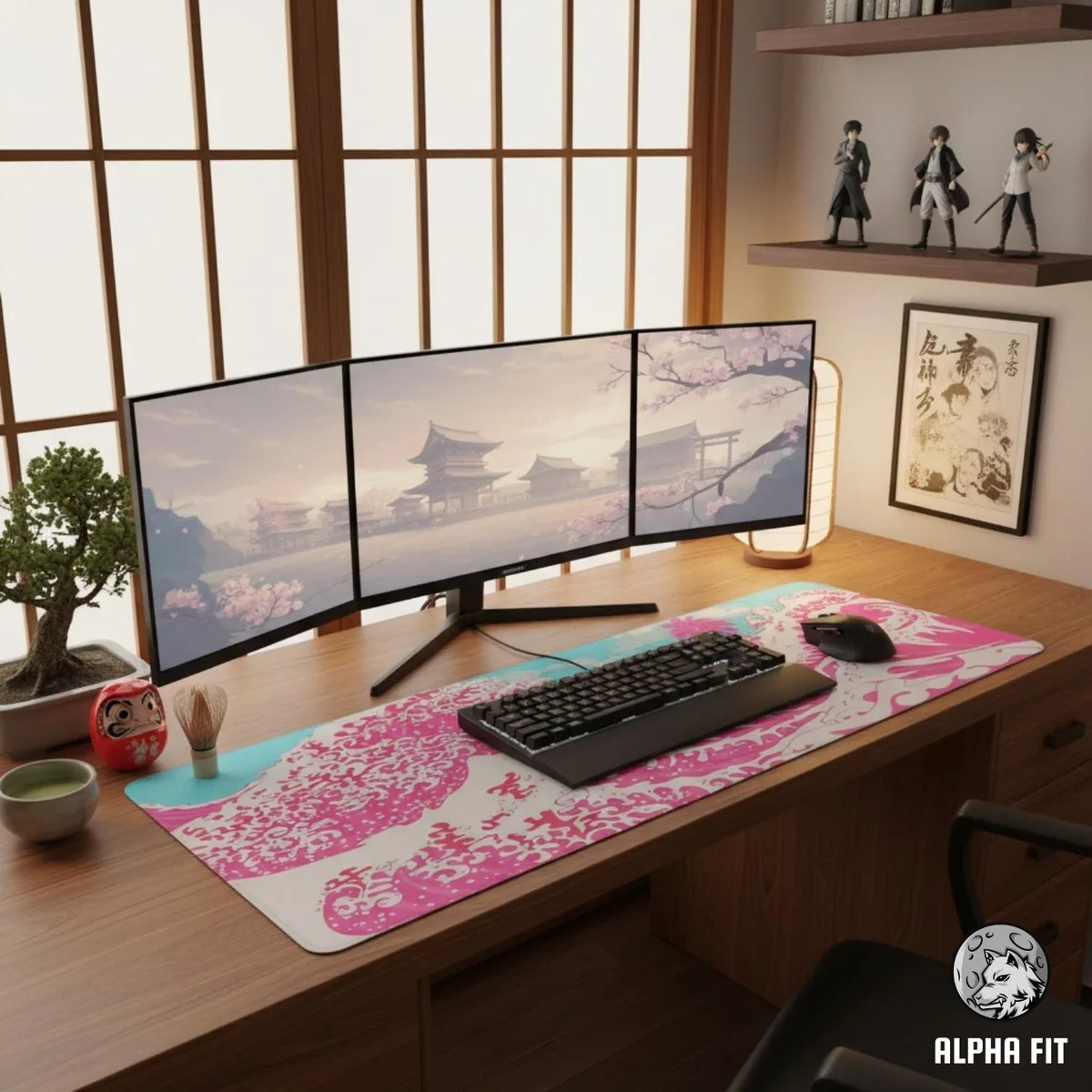 Alpha Fit Alpha Fit Wave 12 800 Mouse Pad 31.5" x 11.8 — product photo
