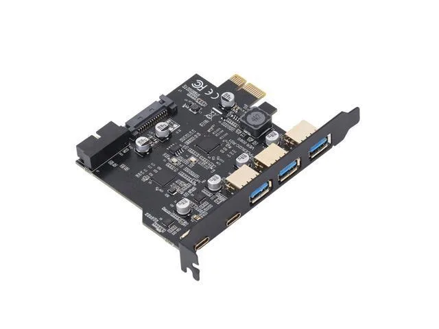 LORDWORLD LORDWORLD PCIe USB 3.2 Gen 2 5-Port Card (3×A 2×C) 20 Gbps — product photo