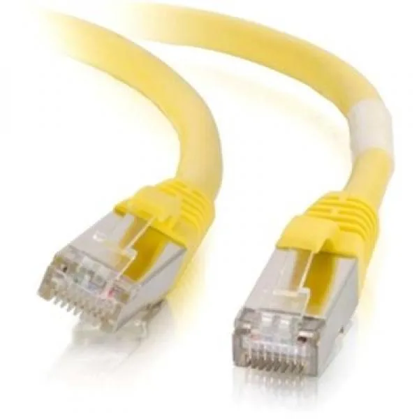 Cables To Go Cables To Go 00861 Cat6 Shielded Snagless Ethernet Cable Yellow 3 ft — product photo