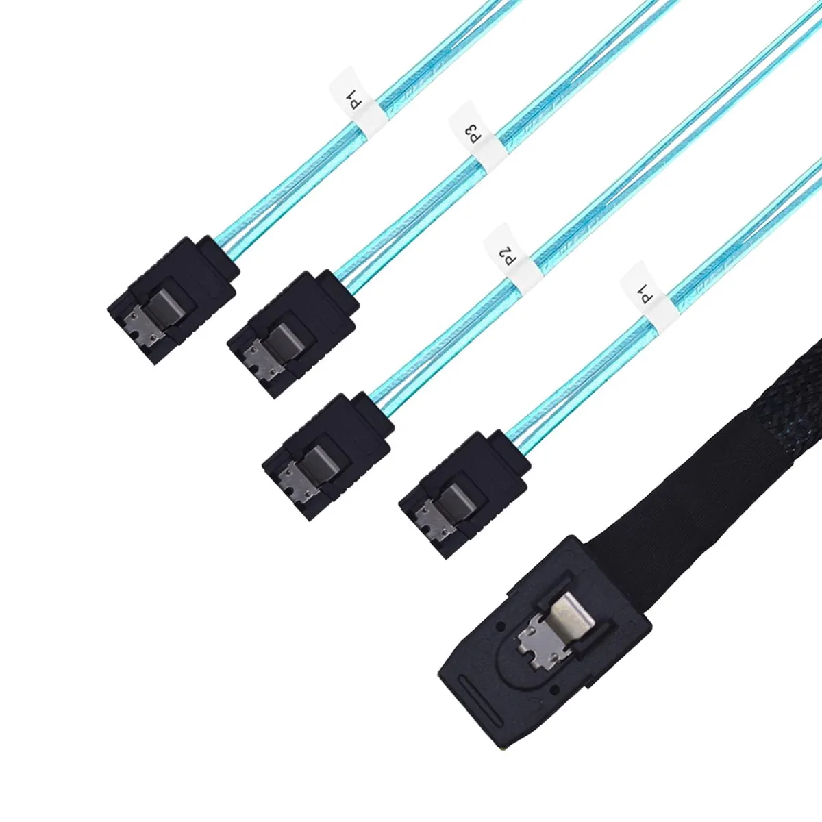 Vszerda Vszerda LLS-CB-1MA4SA-01 Mini SAS SFF-8087 to 4 SATA cable 2 m — product photo