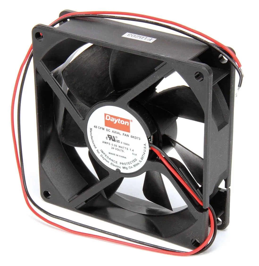 Dayton Dayton 24V DC 45 CFM 2700 RPM Case Fan — product photo