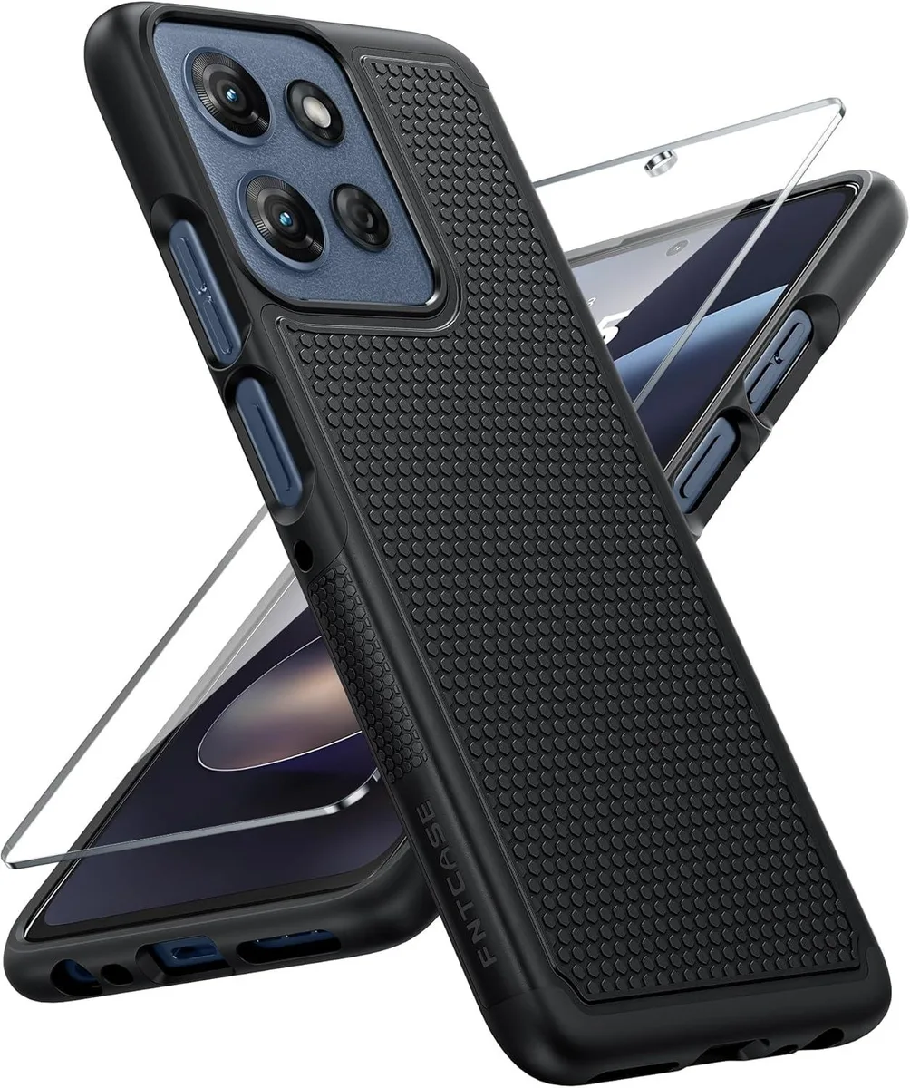 NuoTo NuoTo Case for Moto G 2025/2026 with Screen Protector Black — product photo