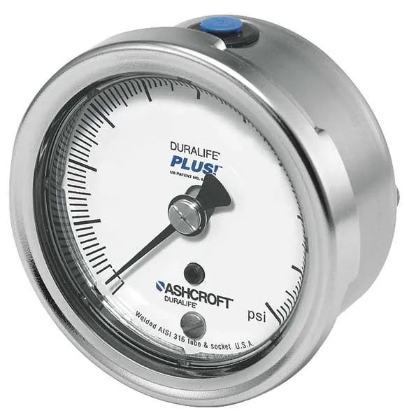 Ashcroft Ashcroft 251009SW02BX6BV/30 compound gauge -30 to 30 in Hg/psi 1/4 in 304 stainless steel — product photo