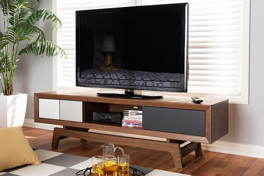 Baxton Studio Baxton Studio Svante Multicolor 3-Drawer TV Stand VS1379 — product photo