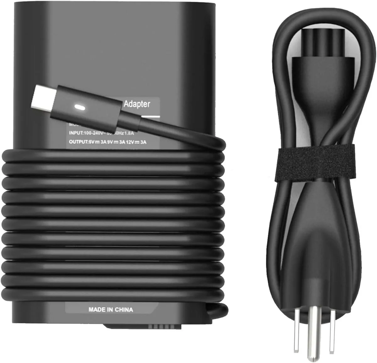 PISKEKAT PISKEKAT 65W USB-C AC Adapter for Dell Latitude XPS Chromebook — product photo