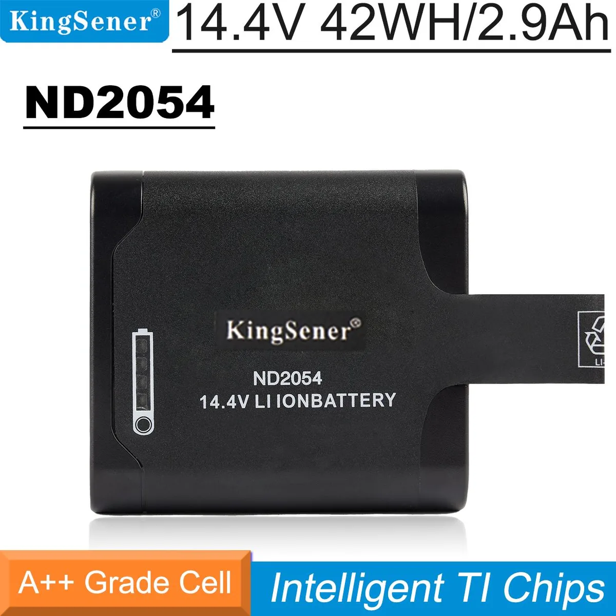 KingSener KingSener ND2054 42WH 2.9Ah 14.4V Li-ion automotive specialty lighting — product photo
