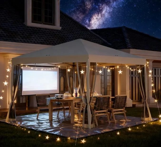 Bullride Bullride Screen House Gazebo Beige 116.25" L x 116.25" W x 102.25" H — product photo