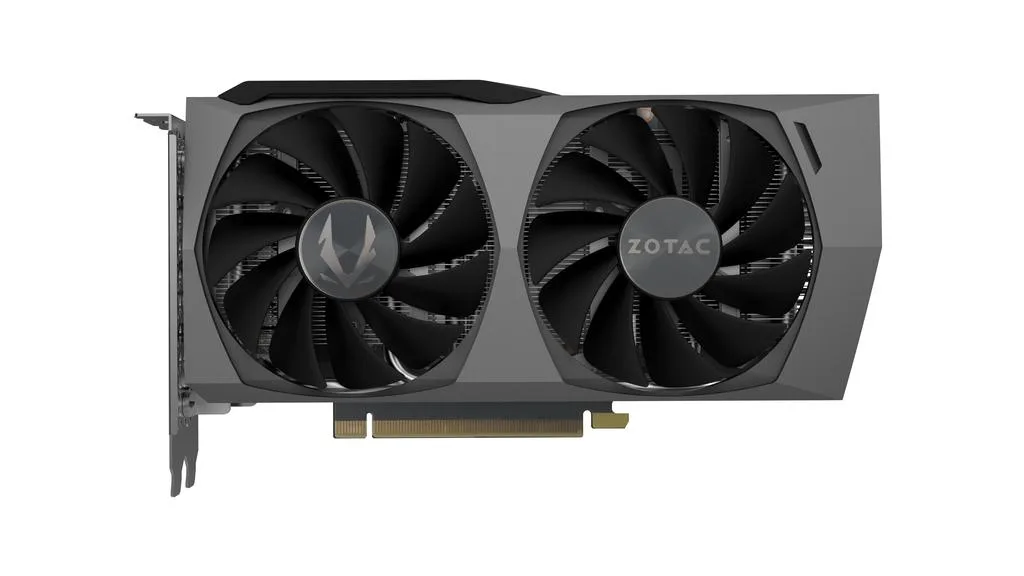 ZOTAC ZOTAC GeForce RTX 3050 AMP 8GB GDDR6 graphics card ZT-A30500F-10M — product photo