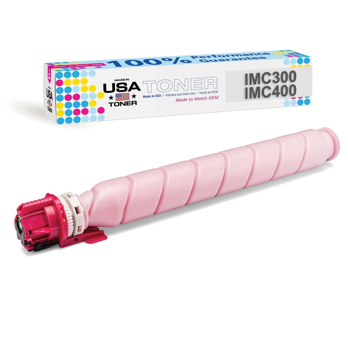 MADE IN USA TONER MADE IN USA TONER Magenta Toner Cartridge for Ricoh IMC300, IMC400, IMC 300F, IMC 400F, IMC 400SRF — product photo