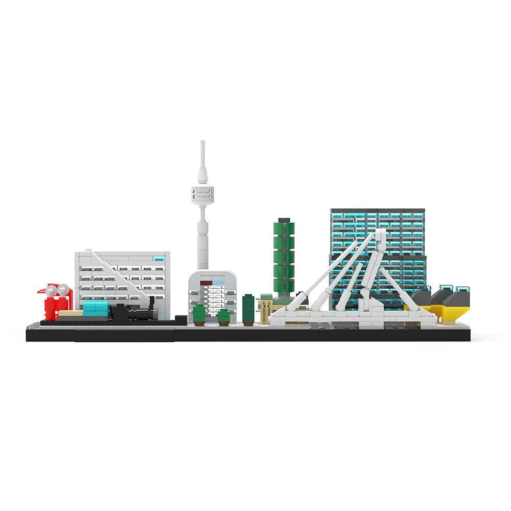 ZITIANYOUBUILD ZITIANYOUBUILD MOC-40926 Rotterdam Skyline Building Set 656 Pieces — product photo