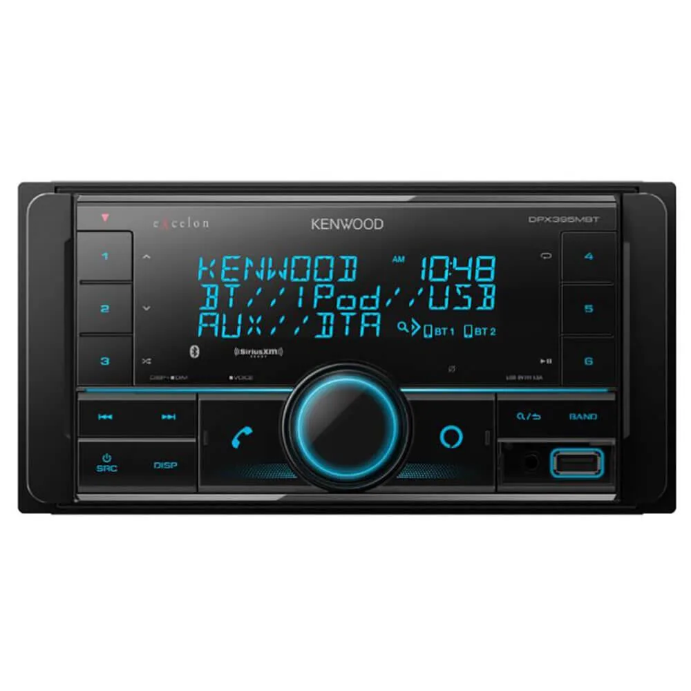 KENWOOD KENWOOD DPX395MBT 2-DIN receiver with Alexa — product photo