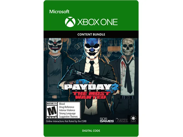 505 Games 505 Games 7D4-00215 Payday 2 Most Wanted Bundle downloadable game — product photo