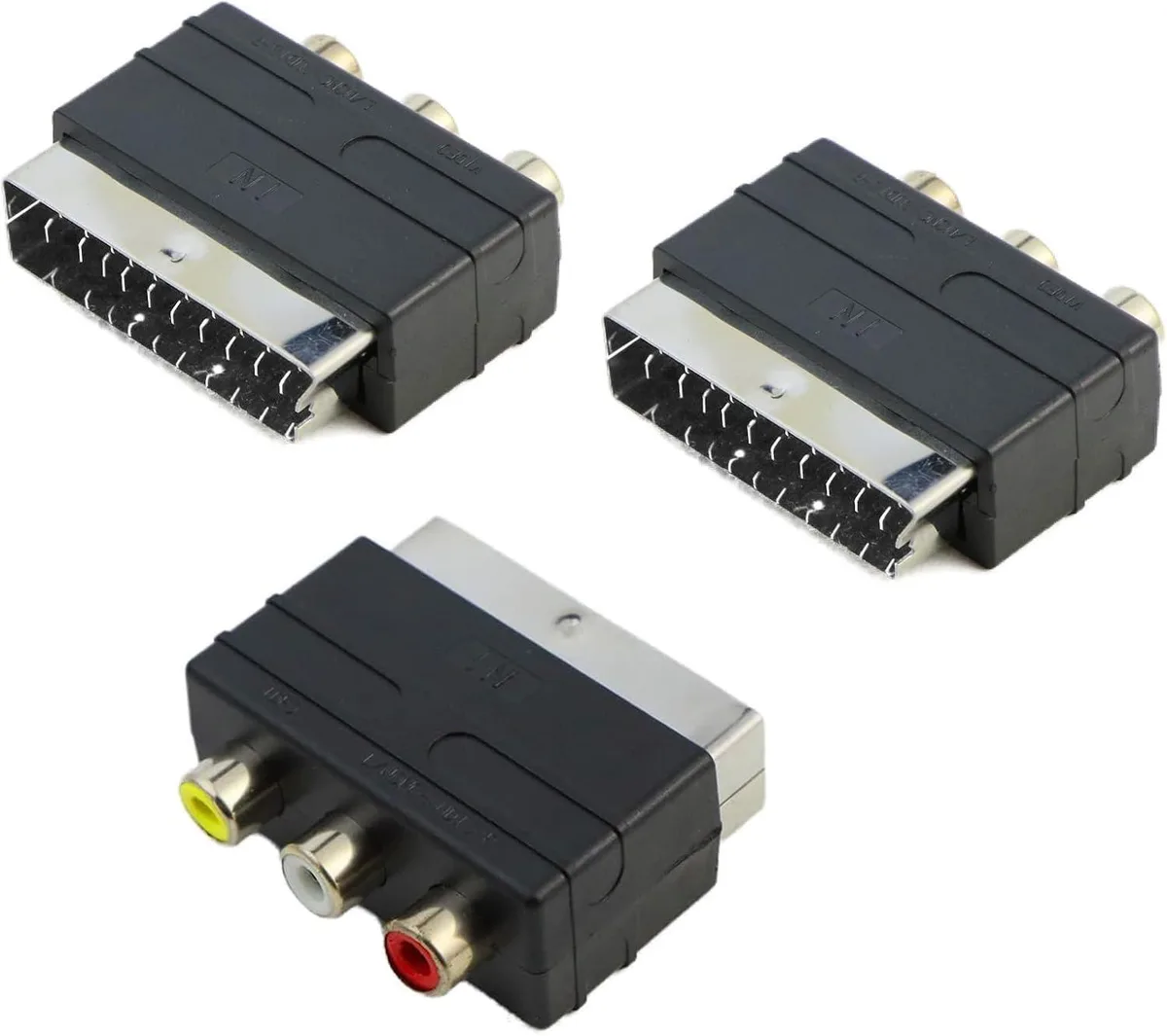 Boxwave Boxwave 3Pcs SCART to 3RCA Adapter 20Pin AV Converter — product photo