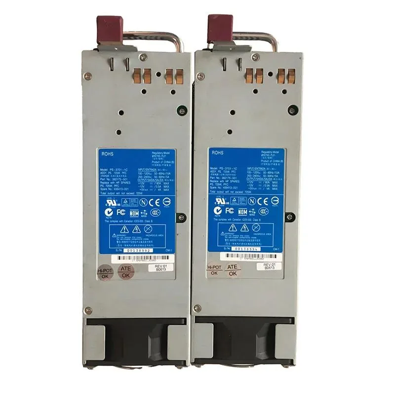 KHACHIMO KHACHIMO ML350 G4p PS-3701-1C 406413-001 382175-501 725W power supply — product photo
