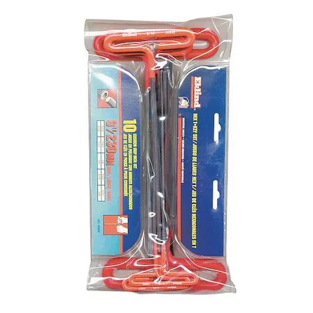 Eklind Eklind 53610 10 Piece SAE T-Shape Hex Key Set — product photo