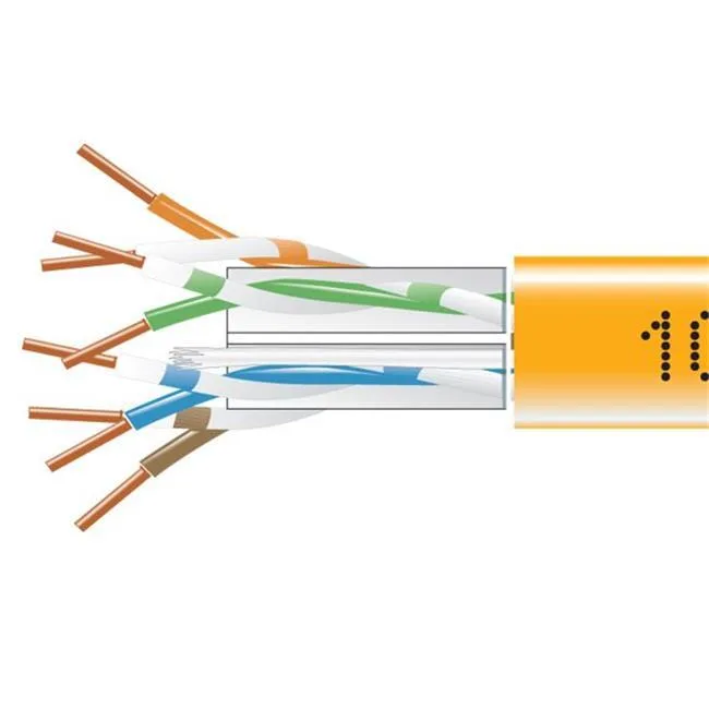 Black Box Corporation Black Box Corporation EYN867B-PB-1000 Cat6 550 MHz 23 AWG UTP solid copper network ethernet cable 1000 ft — product photo