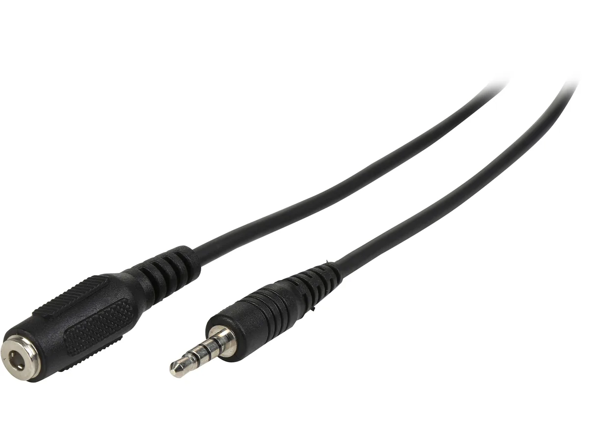 Tripp Lite Tripp Lite P318-006-MF 6 ft 3.5mm 4-Position TRRS Male to Female Headset Extension Cable — product photo