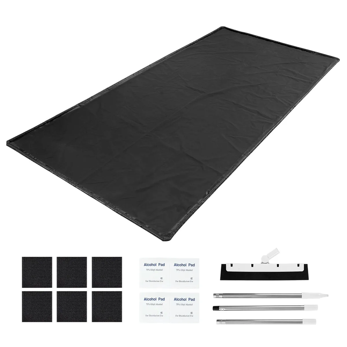 VEVOR VEVOR Containment Mat 7.9 x 16.1 ft PVC Black with Squeegee — product photo