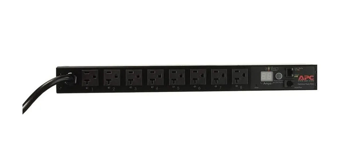APC APC AP7901B Switched 20A 120V 1U Rackmount PDU 2 in 1 accessory — product photo