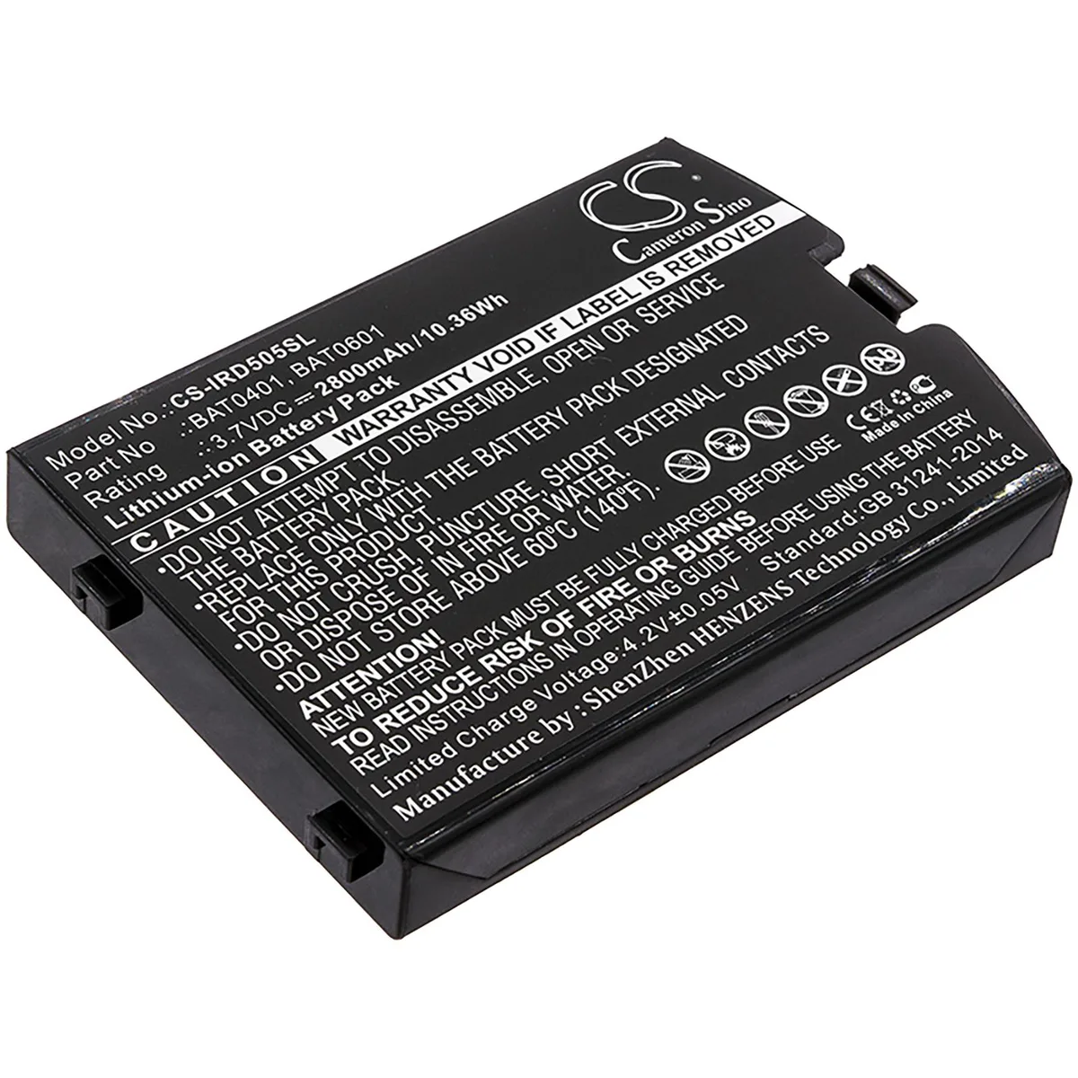 Cameron &amp; Co Cameron &amp; Co DS-CS-IRD505SL cell phone battery 2.8 Ah — product photo
