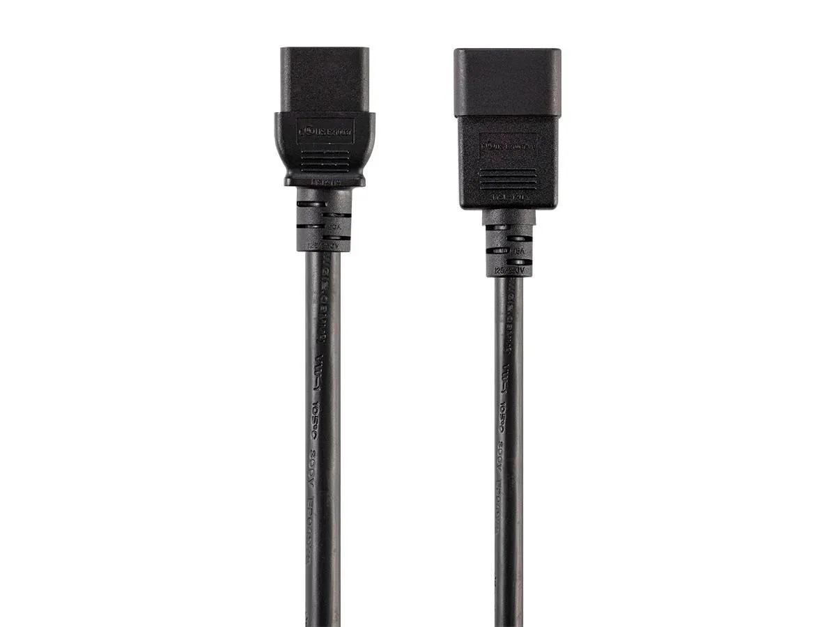Monoprice Inc. Monoprice 140129 IEC 60320 C20 to C19 12AWG 3ft computer power cord — product photo