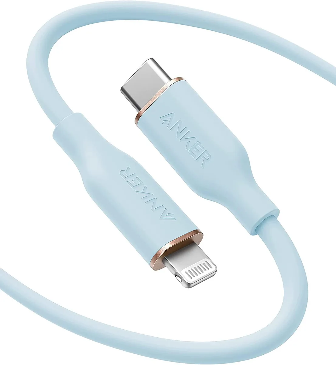 Anker Anker Powerline III Flow USB-C to Lightning Cable 6 ft Blue — product photo
