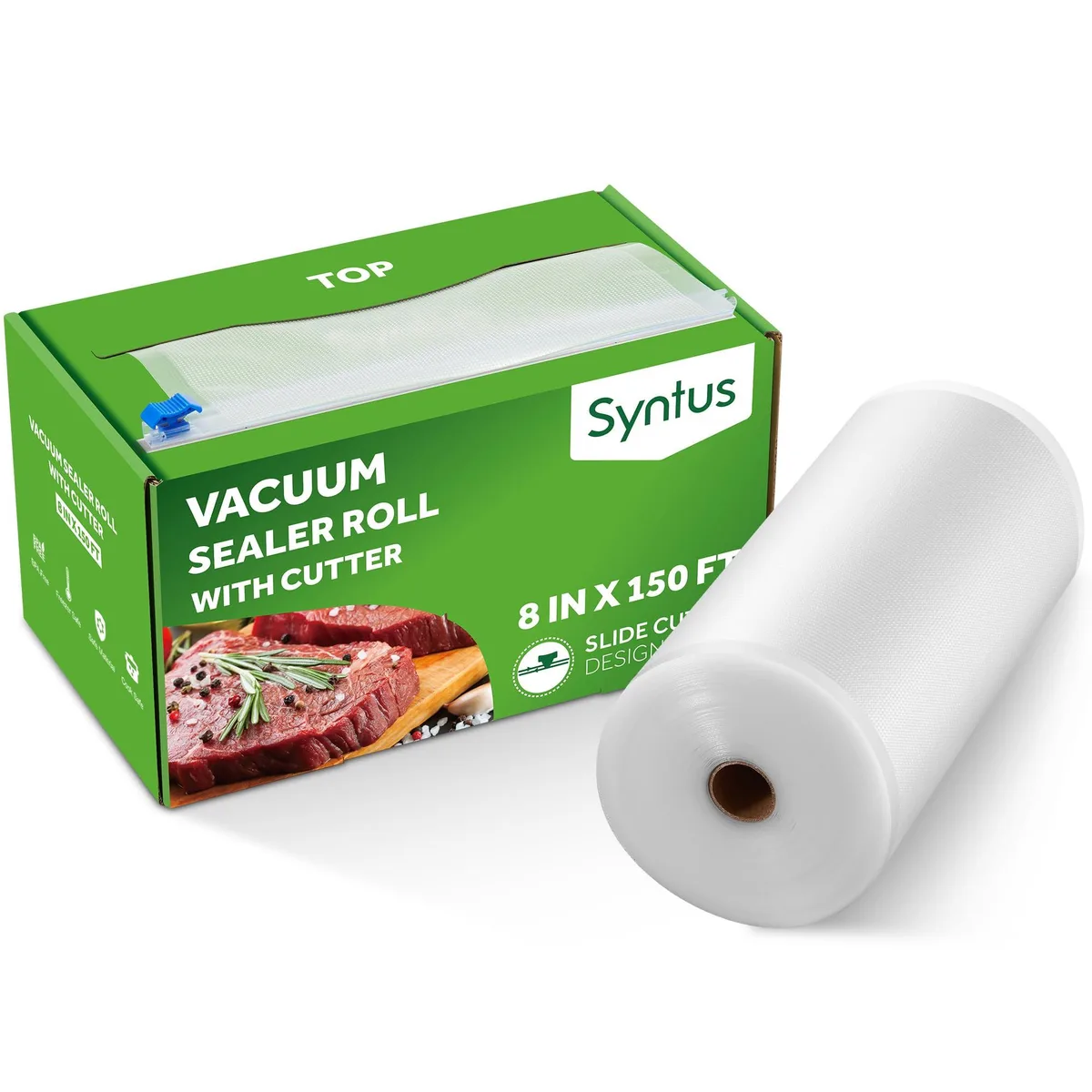  Syntus VSR150M 8" x 150' Vacuum Seal Roll with Cutter — product photo