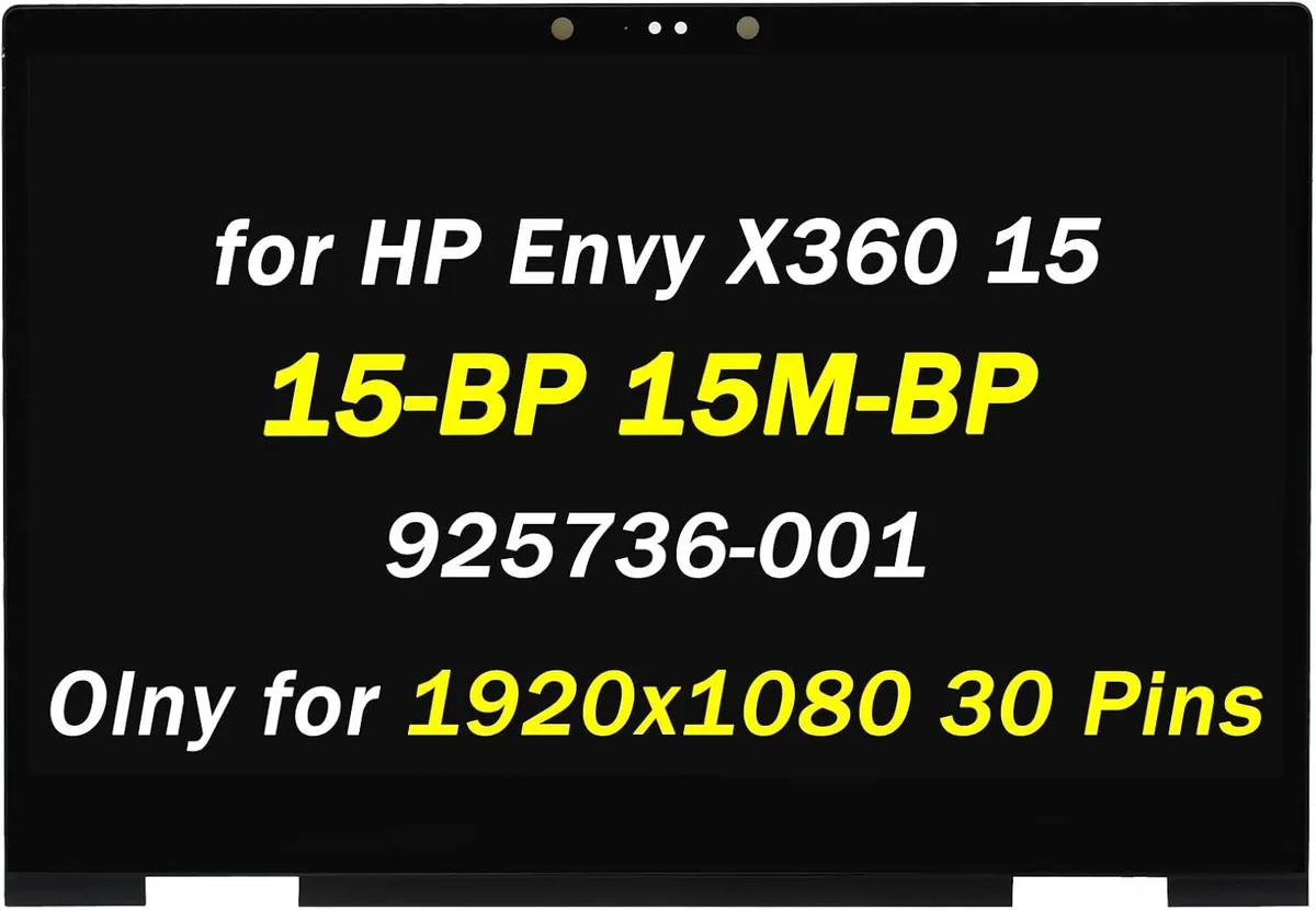 NUOLAISUN NUOLAISUN 925736-001 15.6" FullHD 1920x1080 Touch Screen Assembly Bezel — product photo